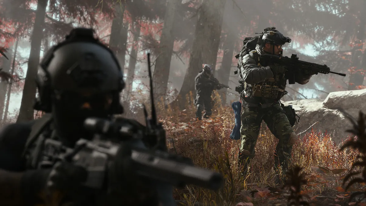 MW4 multiplayer lobby with connection status